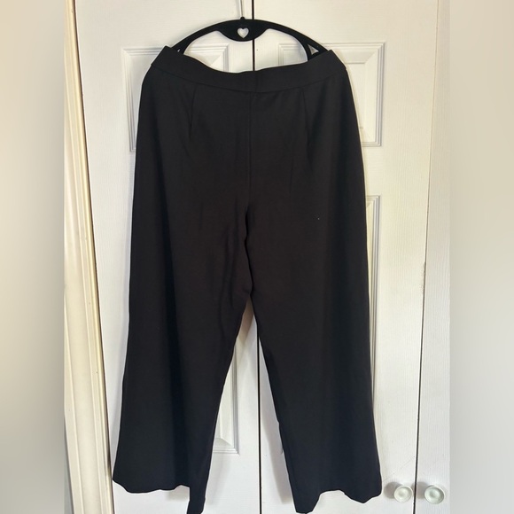 Isaac Mizrahi Black Wide Leg Pants - Picture 6 of 8